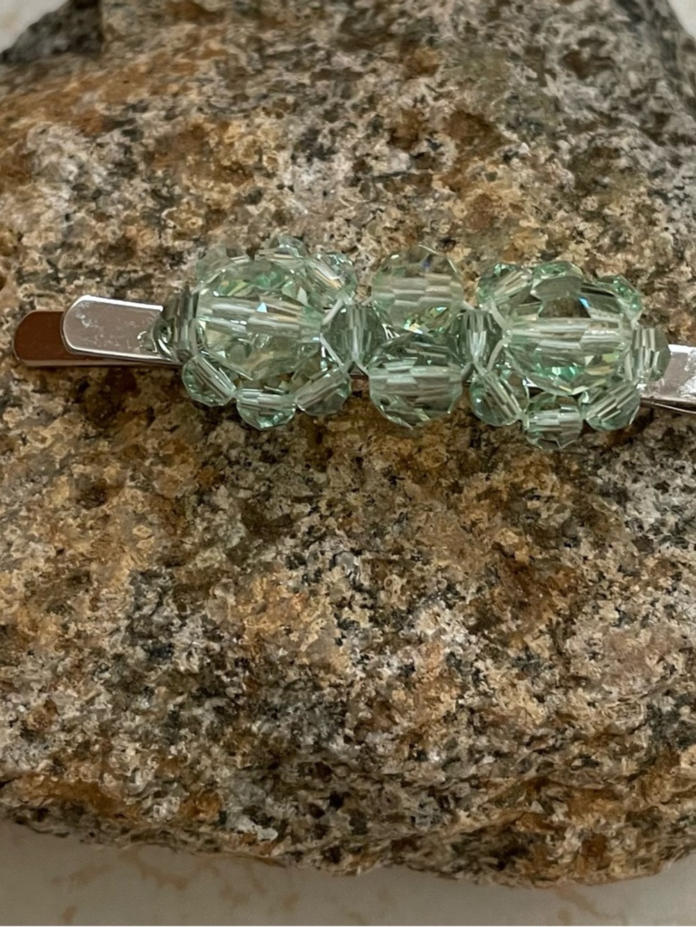 Simone Rocha Mini Crystal Flower Hair Clip
